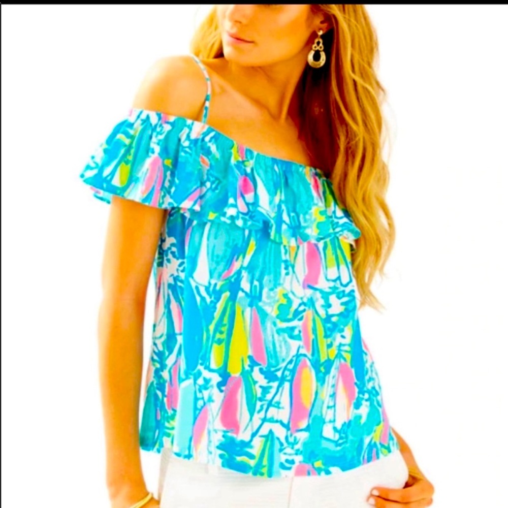 Lilly Pulitzer Off shoulder top